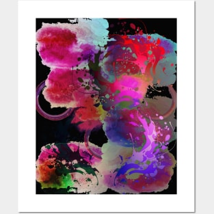 Abstract Art Design- Hot Mess Edit Posters and Art